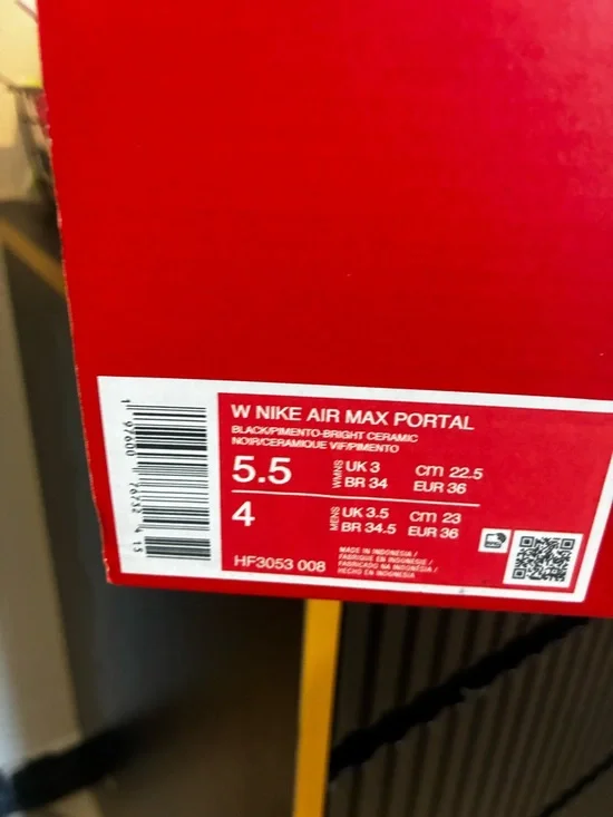 Nike Women's Black & Orange Low-Top Athletic Sneakers - Picture 4 of 4